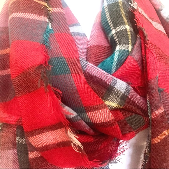 Plaid Soft American Eagle Scarf - Picture 12 of 13